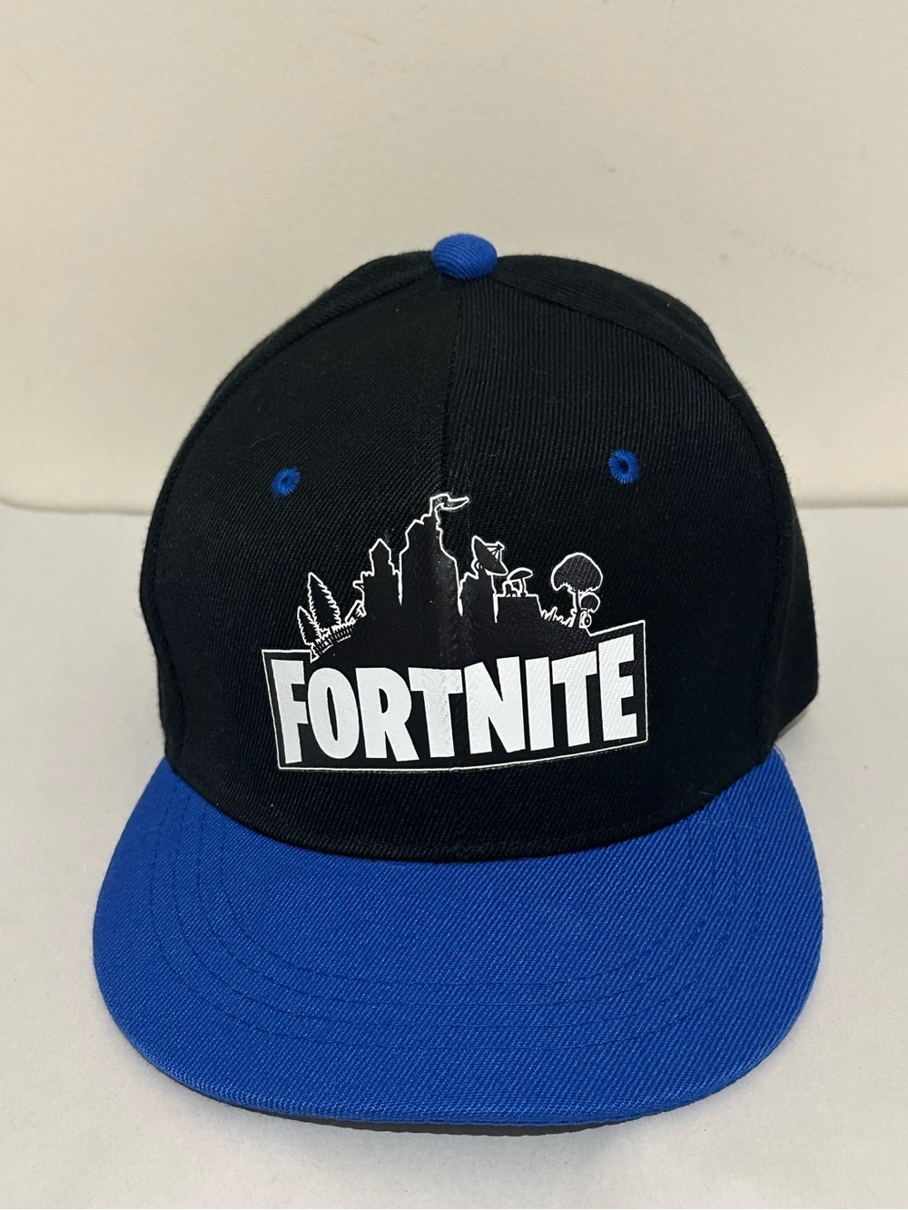 Fortnite Black and Blue Logo Snapback Baseball Cap
